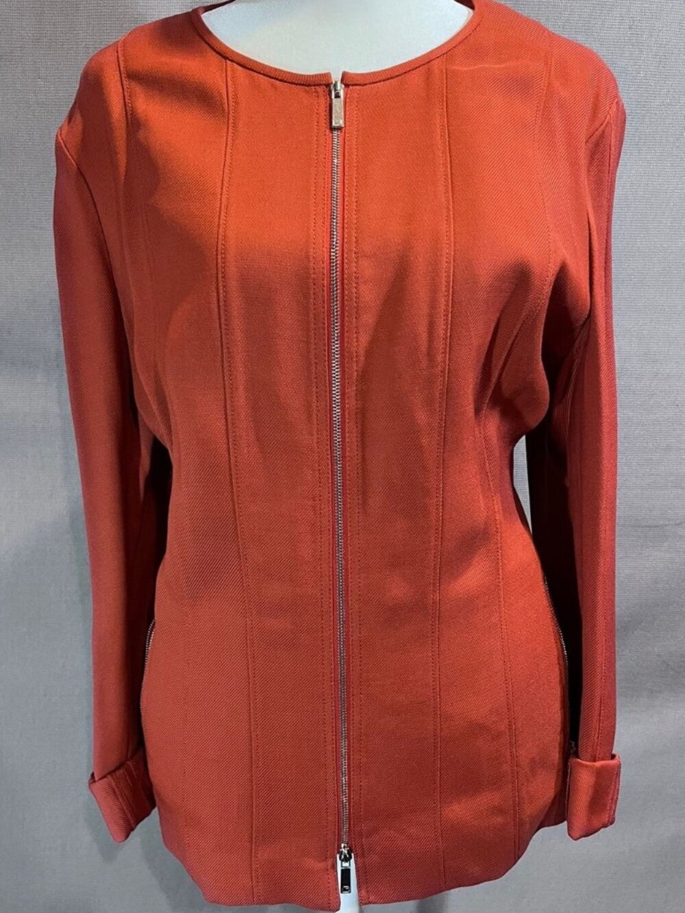 lafayette 148 new york Woman’s Full Zip Jacket Sz 14 ($898)